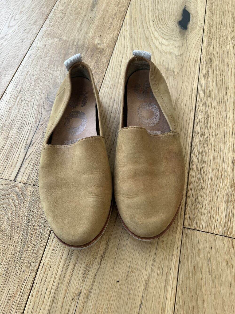Sorel Women's Ella Slip-On Flats Camel Brown - US Size 7